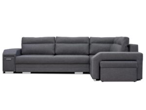 miniaturka Turkusowy Narożnik Z Pufą I Schowkiem FERRAZ