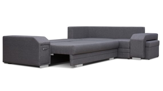 miniaturka Turkusowy Narożnik Z Pufą I Schowkiem FERRAZ