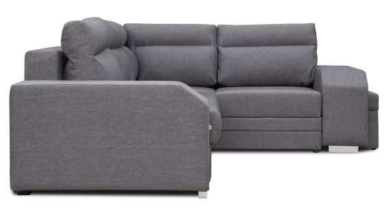 miniaturka Turkusowy Narożnik Z Pufą I Schowkiem FERRAZ