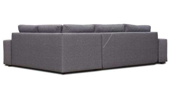 miniaturka Turkusowy Narożnik Z Pufą I Schowkiem FERRAZ