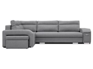 miniaturka Turkusowy Narożnik Z Pufą I Schowkiem FERRAZ