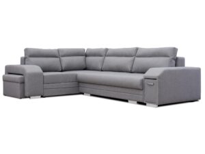 miniaturka Turkusowy Narożnik Z Pufą I Schowkiem FERRAZ