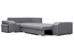 miniaturka Turkusowy Narożnik Z Pufą I Schowkiem FERRAZ