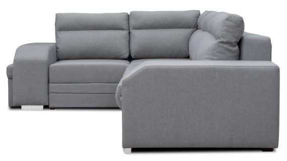 miniaturka Turkusowy Narożnik Z Pufą I Schowkiem FERRAZ