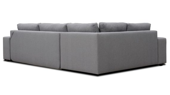 miniaturka Turkusowy Narożnik Z Pufą I Schowkiem FERRAZ