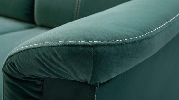 Zielony Narożnik Z Funkcją Spania TIMONO - obrazek 9