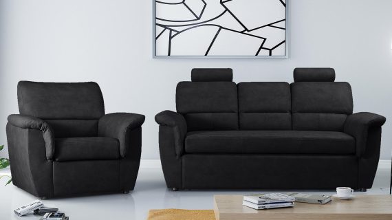 Nowoczesna Sofa Do Salonu TIMONO III Osobowa aranżacja