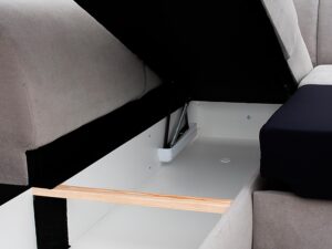 miniaturka Duży Rozkładany Narożnik Z Pojemnikiem BANGI