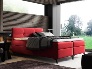 miniaturka Łóżko Welurowe OTAKE