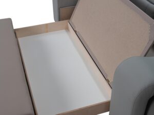 miniaturka Nowoczesna Sofa Do Salonu z Pufami AKIRUNO