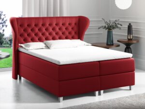 miniaturka Łóżko Z Zagłówkiem Pikowanym FUTTSU