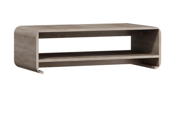 Szafka RTV w kolorze dąb sonoma z prostokątną półką