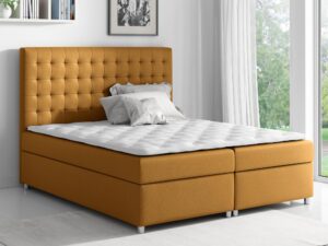 miniaturka Łóżko Pikowane Z Wysokim Oparciem NAGOJA