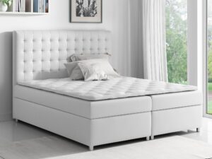 miniaturka Łóżko Pikowane Z Wysokim Oparciem NAGOJA