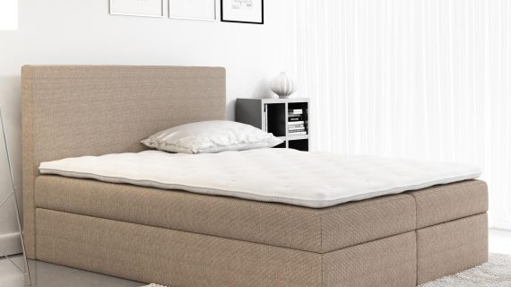 miniaturka Łóżko Do Spania Tapicerowane SETO