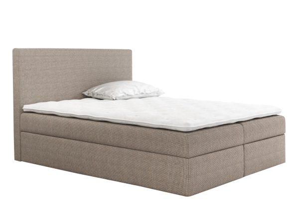 Łóżko Do Spania Tapicerowane SETO białe tło