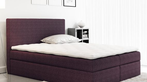 miniaturka Łóżko Do Spania Tapicerowane SETO