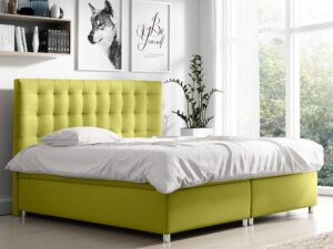 miniaturka Pikowane Łóżko Tapicerowane AKITA