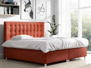 miniaturka Pikowane Łóżko Tapicerowane AKITA