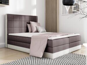 miniaturka Łóżko Z Zagłówkiem Tapicerowanym KATARII