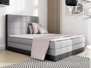 miniaturka Łóżko Z Zagłówkiem Tapicerowanym KATARII