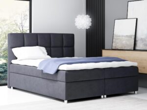 miniaturka Łóżko Kontynentalne Z Wysokim Oparciem SAKAI