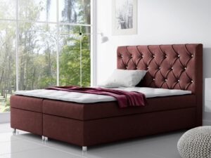 miniaturka Białe Łóżko Tapicerowane IWAKI