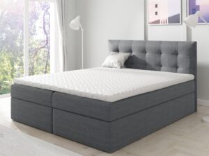 miniaturka Łóżko Tapicerowane Z Materacem NEMURO 1