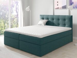 miniaturka Łóżko Tapicerowane Z Materacem NEMURO 1