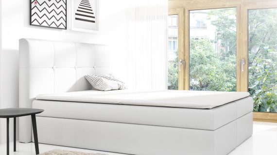 miniaturka Łóżko Z Wysokim Zagłówkiem ISUMI