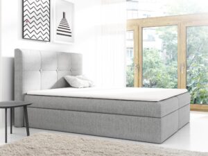 miniaturka Łóżko Z Wysokim Zagłówkiem ISUMI