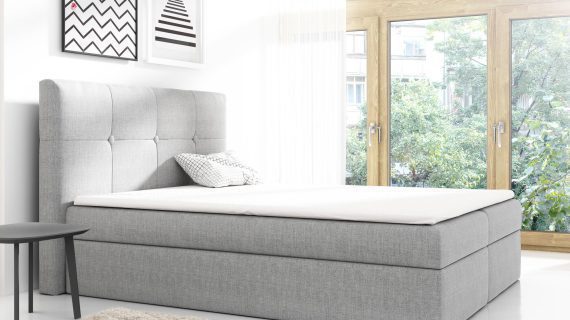 miniaturka Łóżko Z Wysokim Zagłówkiem ISUMI