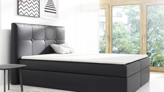 miniaturka Łóżko Z Wysokim Zagłówkiem ISUMI