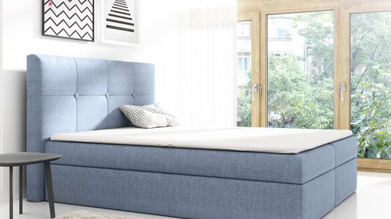 miniaturka Łóżko Z Wysokim Zagłówkiem ISUMI