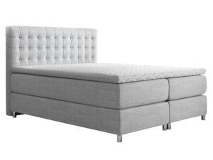 Łóżko Z Pikowanym Zagłówkiem NAGATA