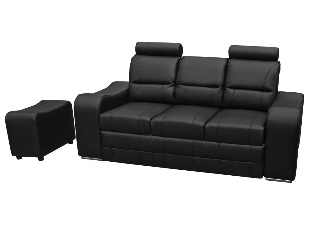 Nowoczesna Sofa Do Salonu z Pufami AKIRUNO - obrazek 14