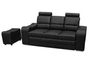 miniaturka Nowoczesna Sofa Do Salonu z Pufami AKIRUNO