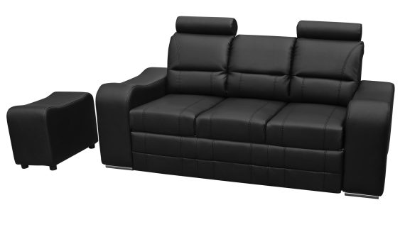 Nowoczesna Sofa Do Salonu z Pufami AKIRUNO - obrazek 14