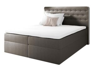 Łóżko Z Pikowanym Zagłówkiem NARITA