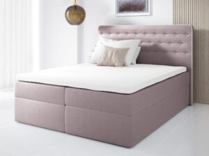 miniaturka Łóżko Z Pikowanym Zagłówkiem NARITA