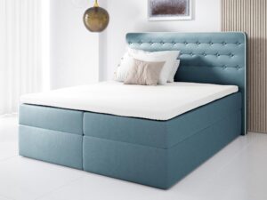 miniaturka Łóżko Z Pikowanym Zagłówkiem NARITA