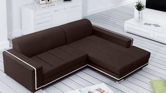 miniaturka Narożnik 260 Cm Szerokie Siedzisko SOMOLIA