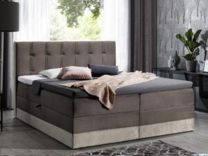 miniaturka Nowoczesne Łóżko Tapicerowane SAKURA