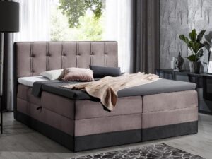 miniaturka Nowoczesne Łóżko Tapicerowane SAKURA