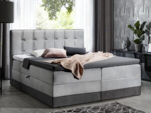 miniaturka Nowoczesne Łóżko Tapicerowane SAKURA