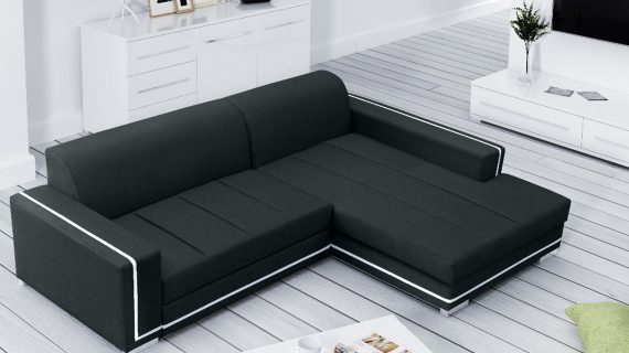 miniaturka Narożnik 260 Cm Szerokie Siedzisko SOMOLIA