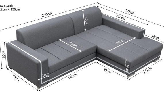 miniaturka Narożnik 260 Cm Szerokie Siedzisko SOMOLIA