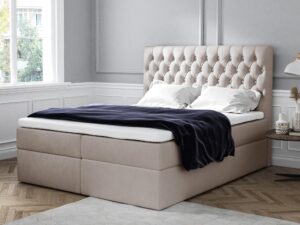 miniaturka Łóżko Do Spania Tapicerowane FUKUI