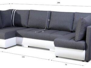 miniaturka Narożnik Z Funkcją Spania W Kształcie U BETIM