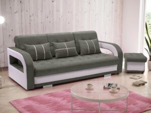 miniaturka Rozkładana Kanapa Z Pufą SOBRA + PUFA